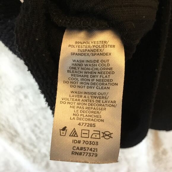 Ann Taylor Pearls Detailed Neckline Black Tank Top - Picture 5 of 9